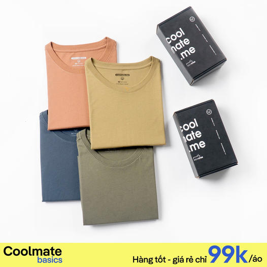 Coolmate Basics sale đồ mặc nhà giá rẻ nhiều khuyến mãi hấp dẫn